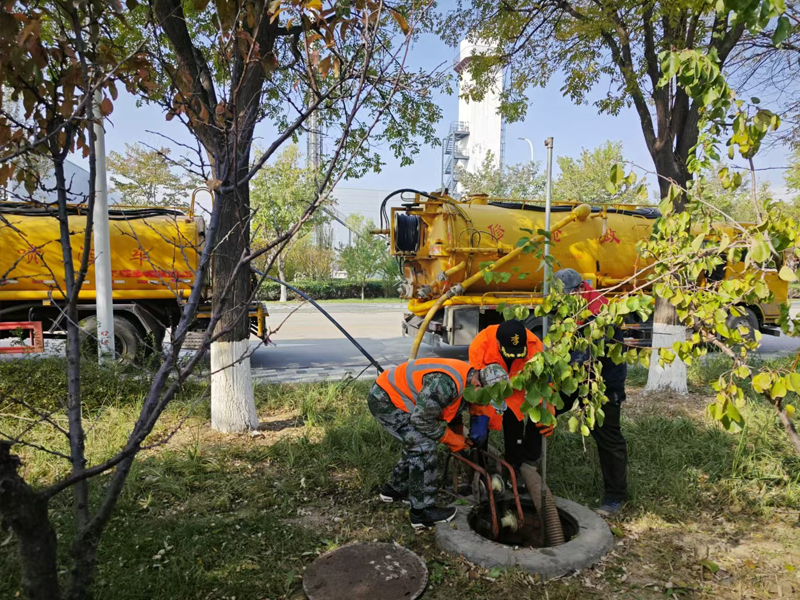 青岛路厂区管道清洗